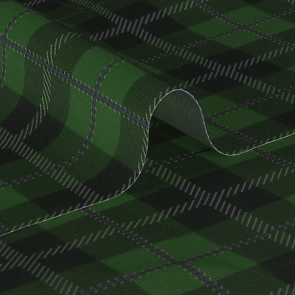 【送料無料】コストモオリジナルチェック（グリーン） コストモオリジナルプリント生地[FAVORIC]