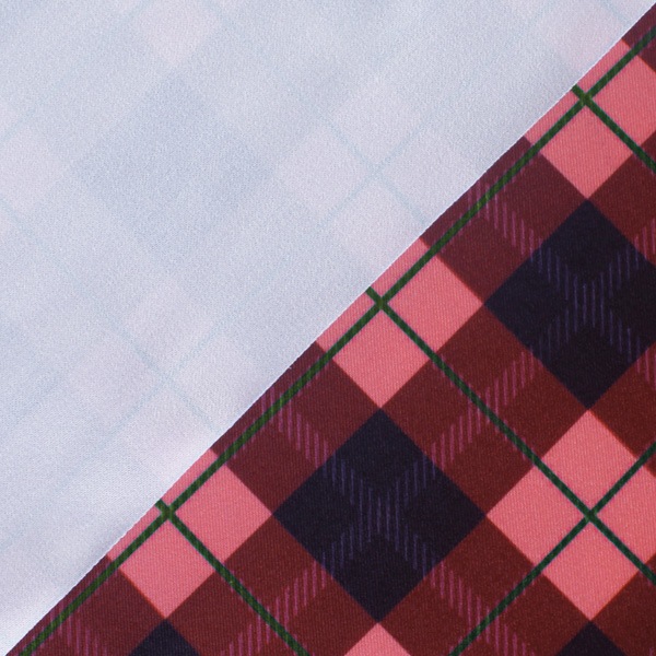 【送料無料】コストモオリジナルチェック（ライトピンク） コストモオリジナルプリント生地[FAVORIC]