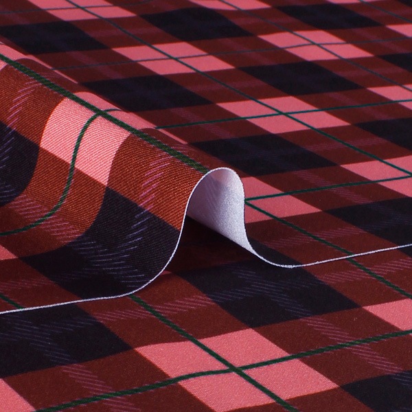 【送料無料】コストモオリジナルチェック（ライトピンク） コストモオリジナルプリント生地[FAVORIC]