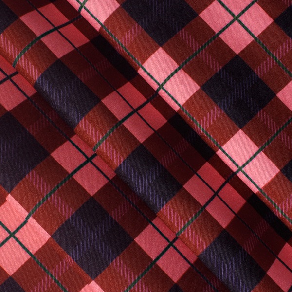 【送料無料】コストモオリジナルチェック（ライトピンク） コストモオリジナルプリント生地[FAVORIC]