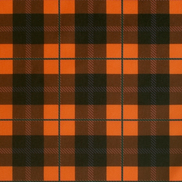 【送料無料】コストモオリジナルチェック（オレンジ） コストモオリジナルプリント生地[FAVORIC]