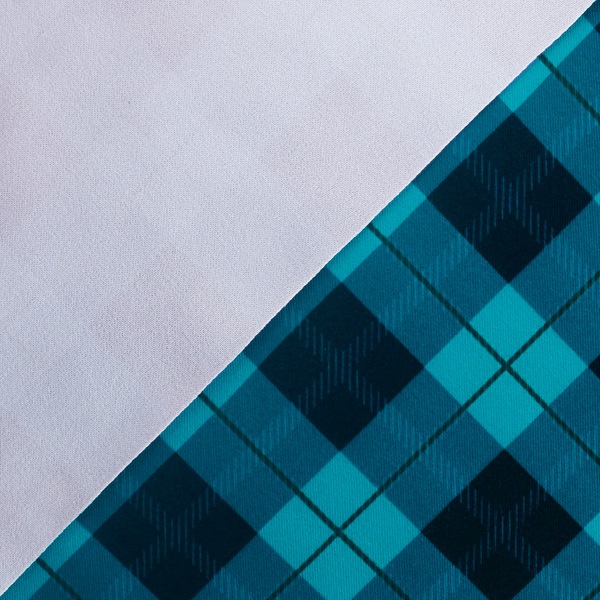 【送料無料】コストモオリジナルチェック（ライトブルー） コストモオリジナルプリント生地[FAVORIC]