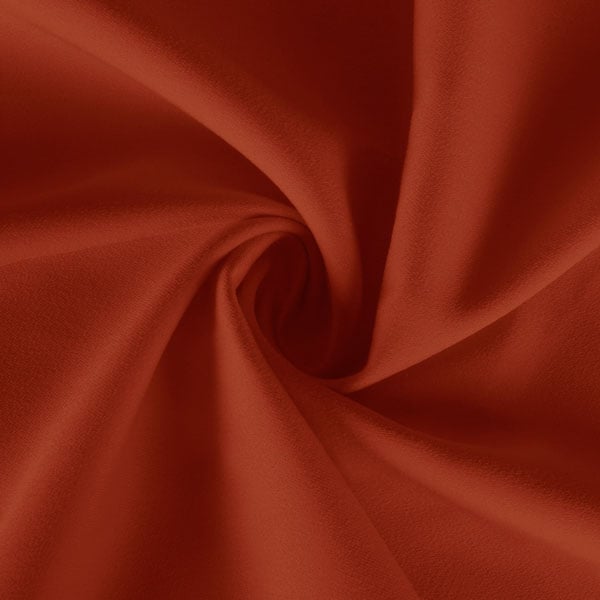 送料無料】生地 ポリエステルツイル No.62 レッドオレンジ【150cm幅