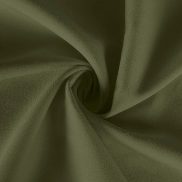 【送料無料】生地 ポリエステルツイル No.125 ダークカーキ【150cm幅】[FAVORIC]