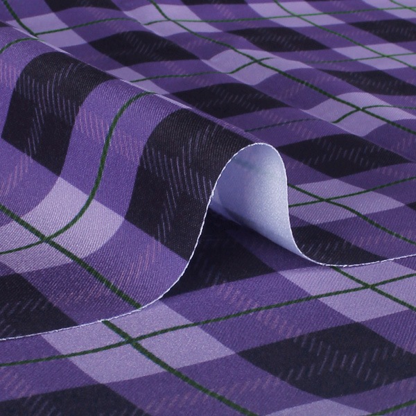 【送料無料】コストモオリジナルチェック（ライトパープル） コストモオリジナルプリント生地[FAVORIC]