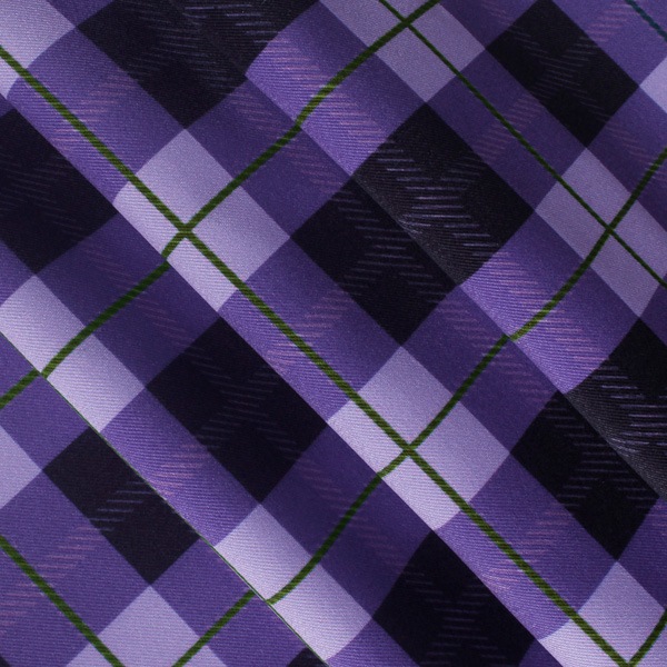 【送料無料】コストモオリジナルチェック（ライトパープル） コストモオリジナルプリント生地[FAVORIC]