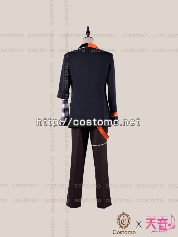 【送料無料】　ツキ〇タ向き　オレンジ×黒　卯月