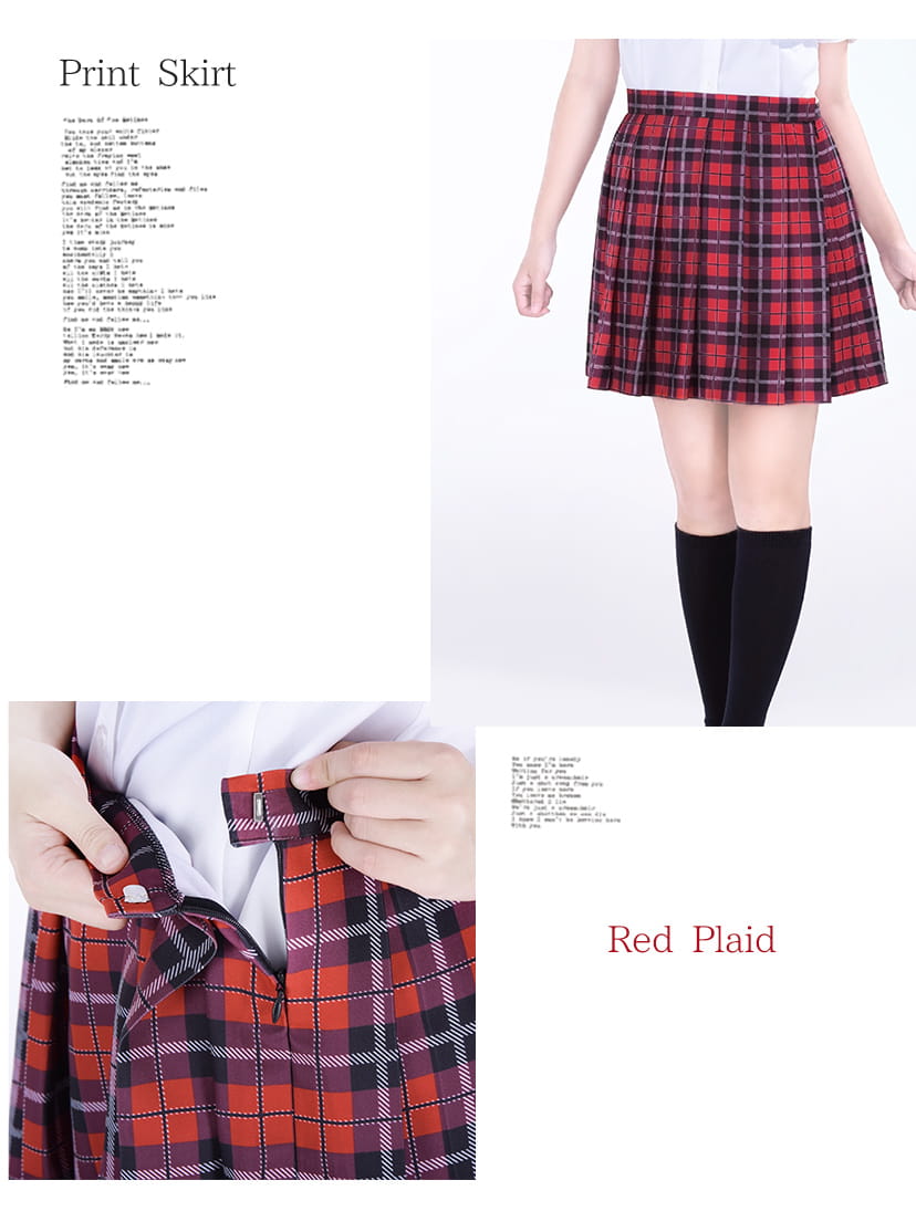 ◆秋冬 チェック柄 プリーツスカート 生地厚 コスプレ 制服 チェック柄プリーツスカート|制服のコスプレに|コスプレ衣装