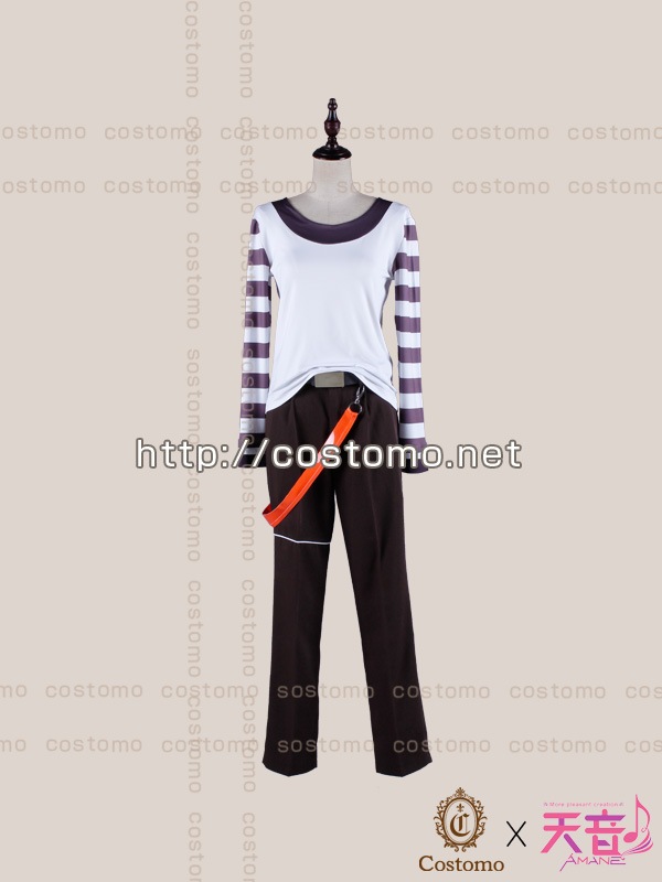 【送料無料】　ツキ〇タ向き　オレンジ×黒　卯月