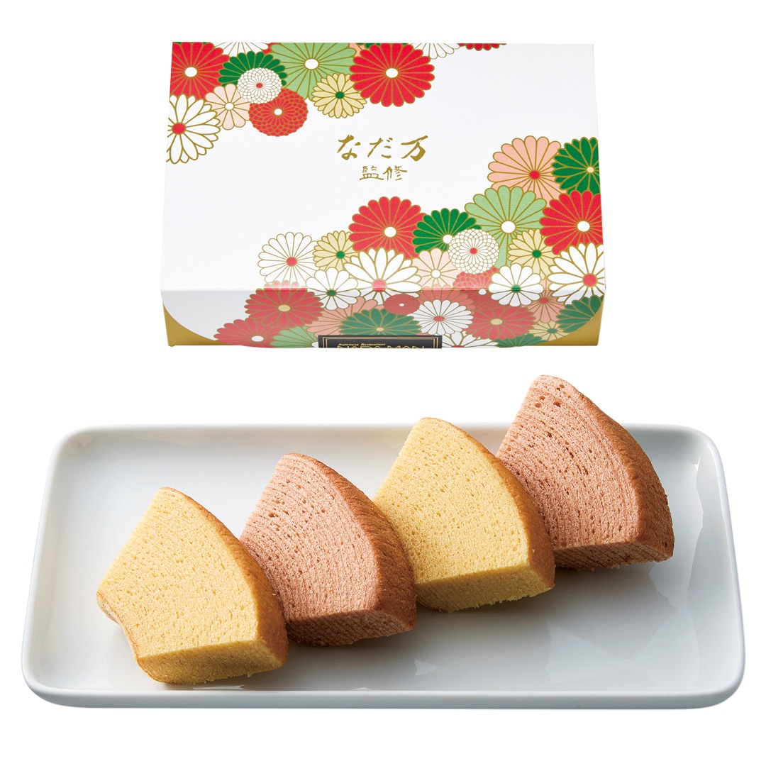 なだ万監修 絆のかさなり バウムクーヘン詰め合せ 大納言&和三盆