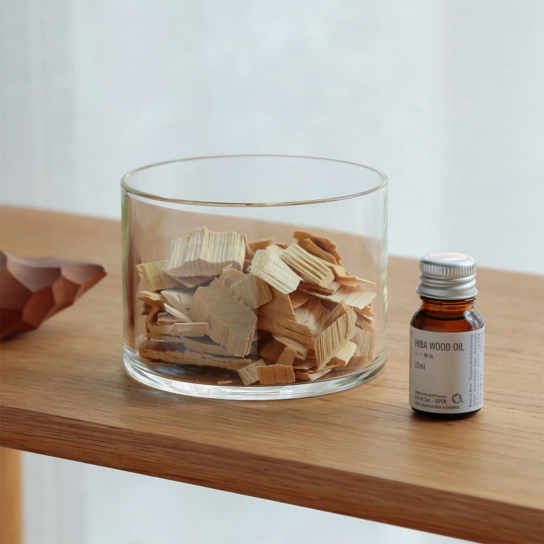 青森ヒバ チップ、ブロック/消臭芳香剤 (カルデサック/Cul de Sac)