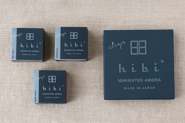 hibi 10 MINUTES AROMA　deep. （ヒビ／hibi）