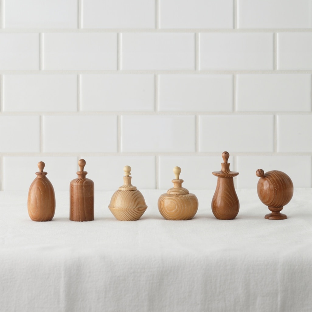 桑七味入れ （吉羽ろくろや）