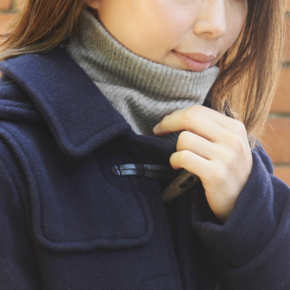 ヤクとオーガニックコットン　ネックウォーマー （天衣無縫）