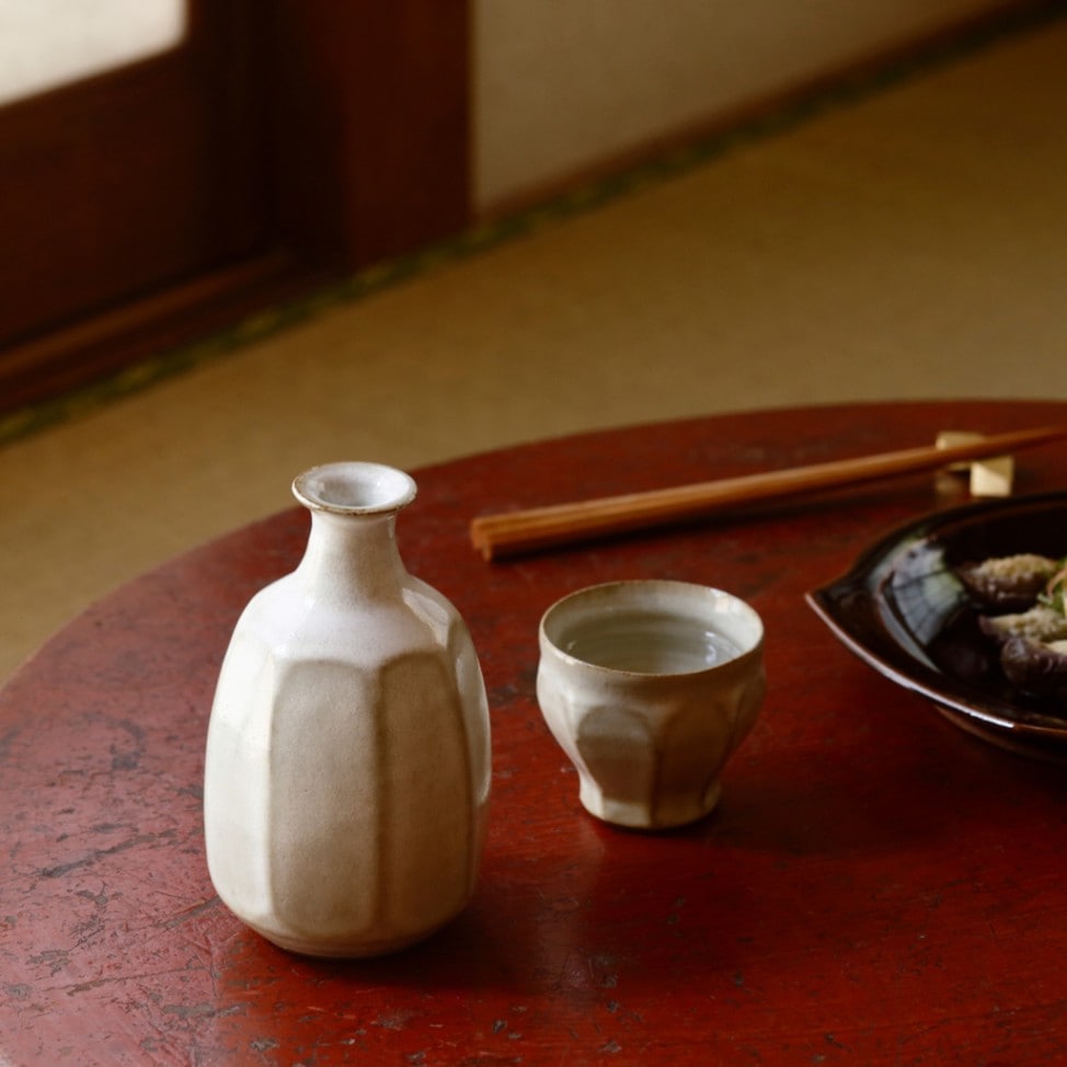 面取り徳利・ぐい呑み （福光焼）