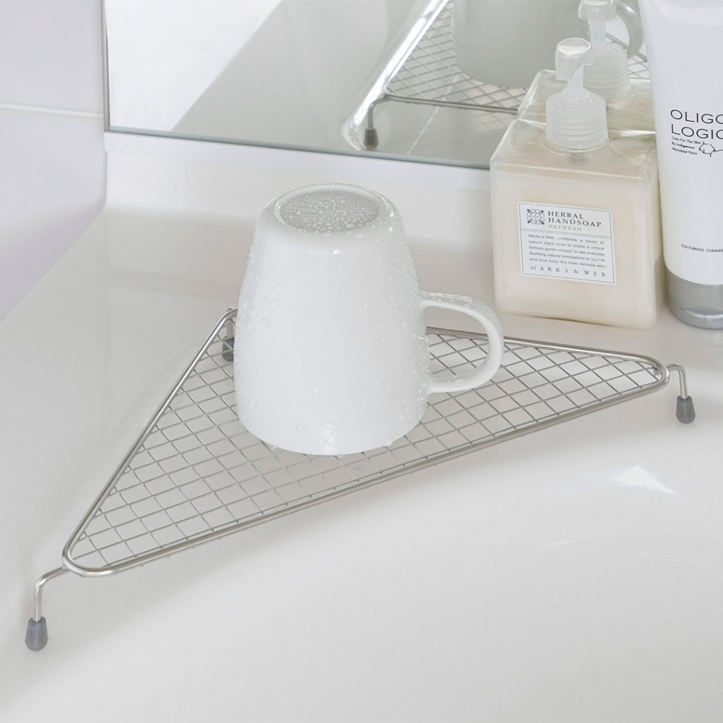 水切りコーナーラック （家事問屋）