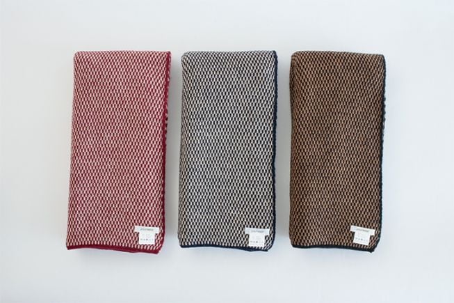 ウールジャガードストール (yourwear/ユアウェア)