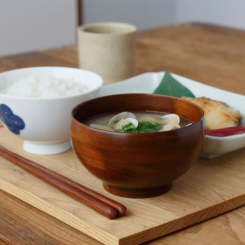 めいぼく椀 絹目拭き漆 （薗部産業×cotogoto） | 飯わん・汁わん