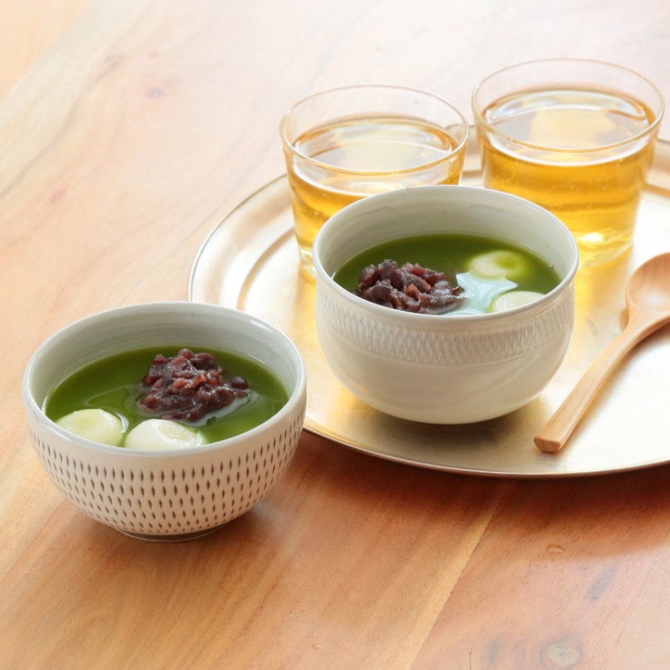 抹茶ボウル （小石原ポタリー）