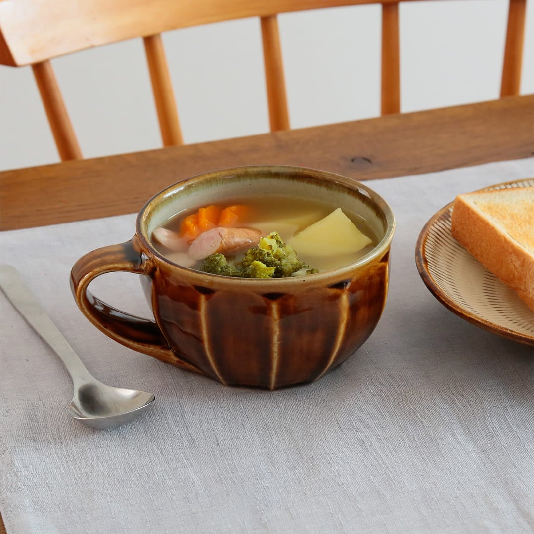 スープカップ （まもる窯）