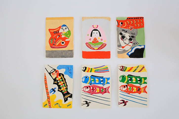 型染絵／ポストカード（桂樹舎）