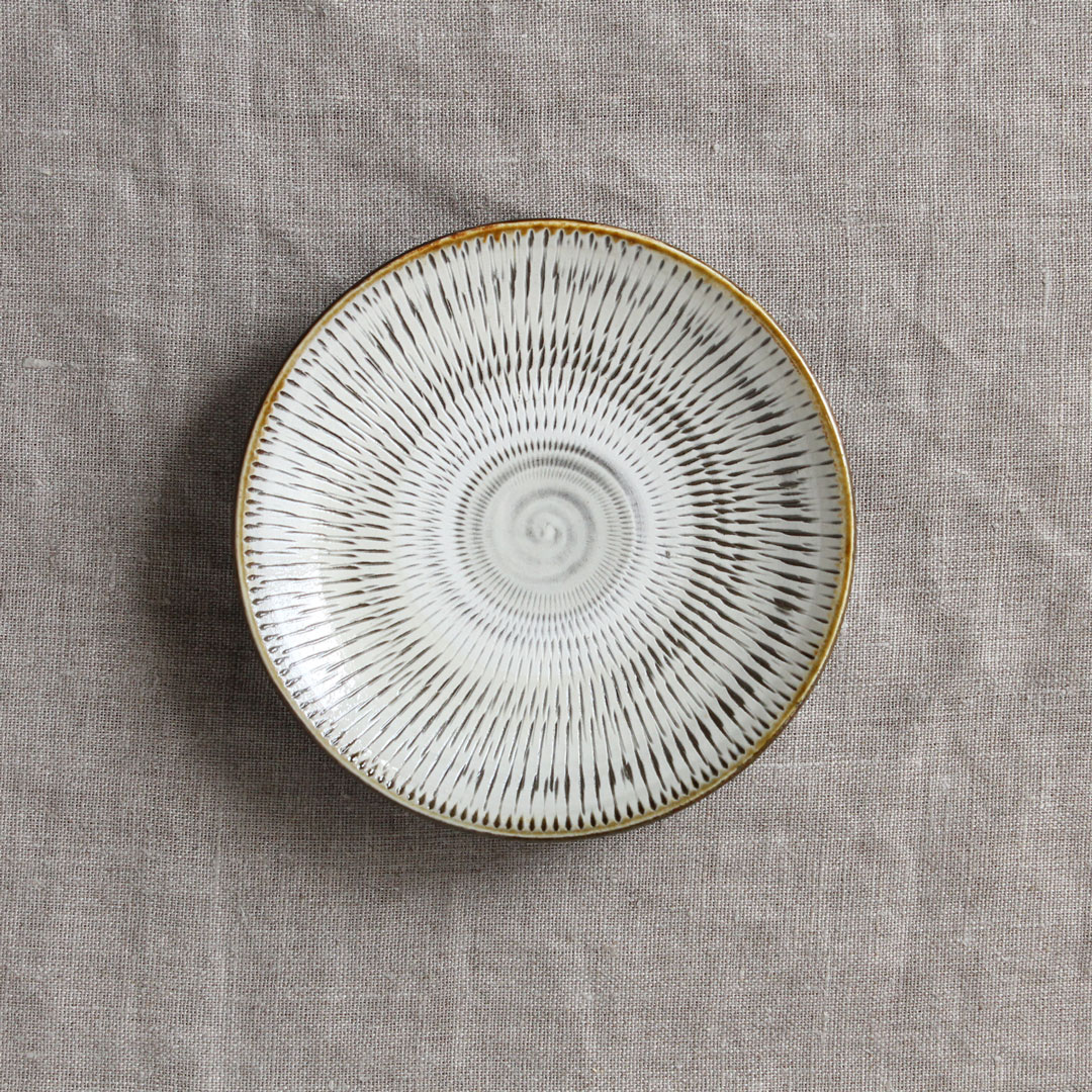 平皿 （小鹿田焼）