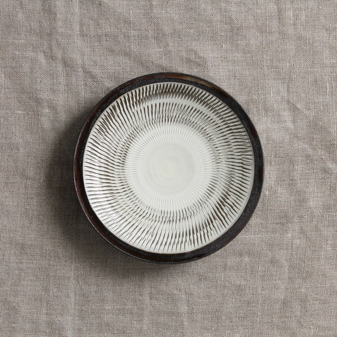 平皿 （小鹿田焼）