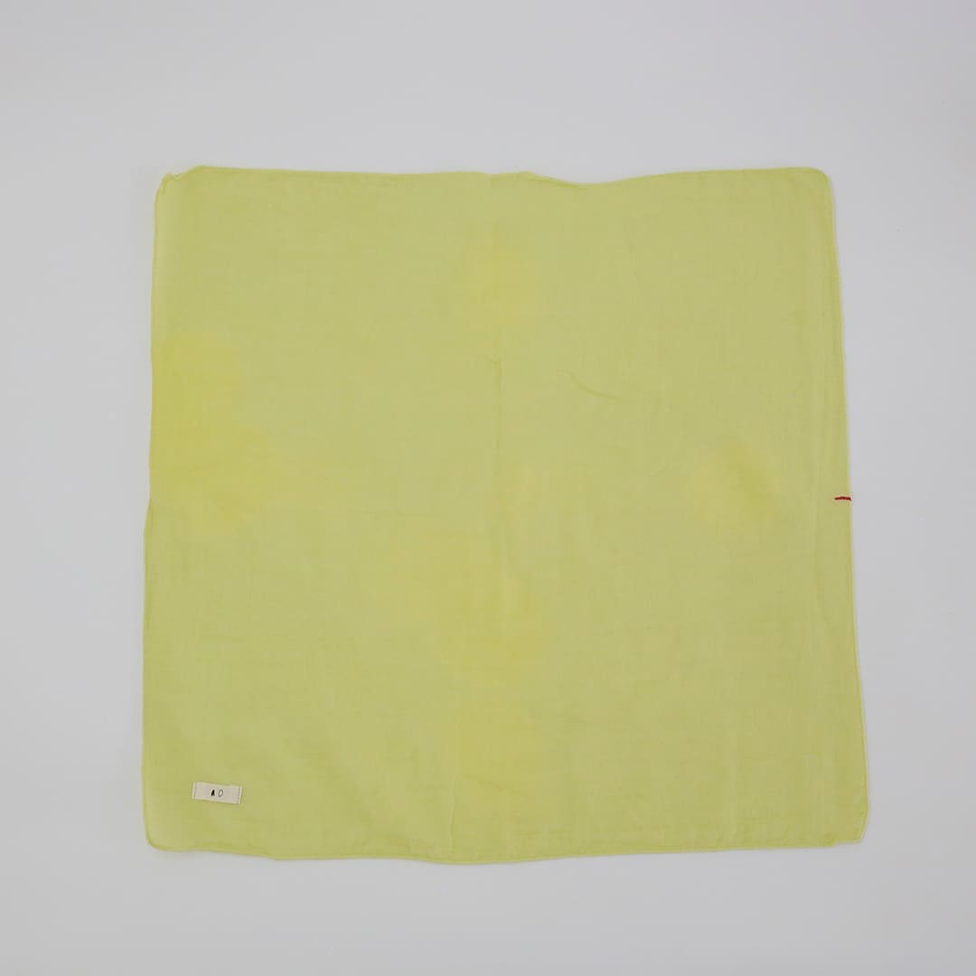 カラーハンカチ （ao）