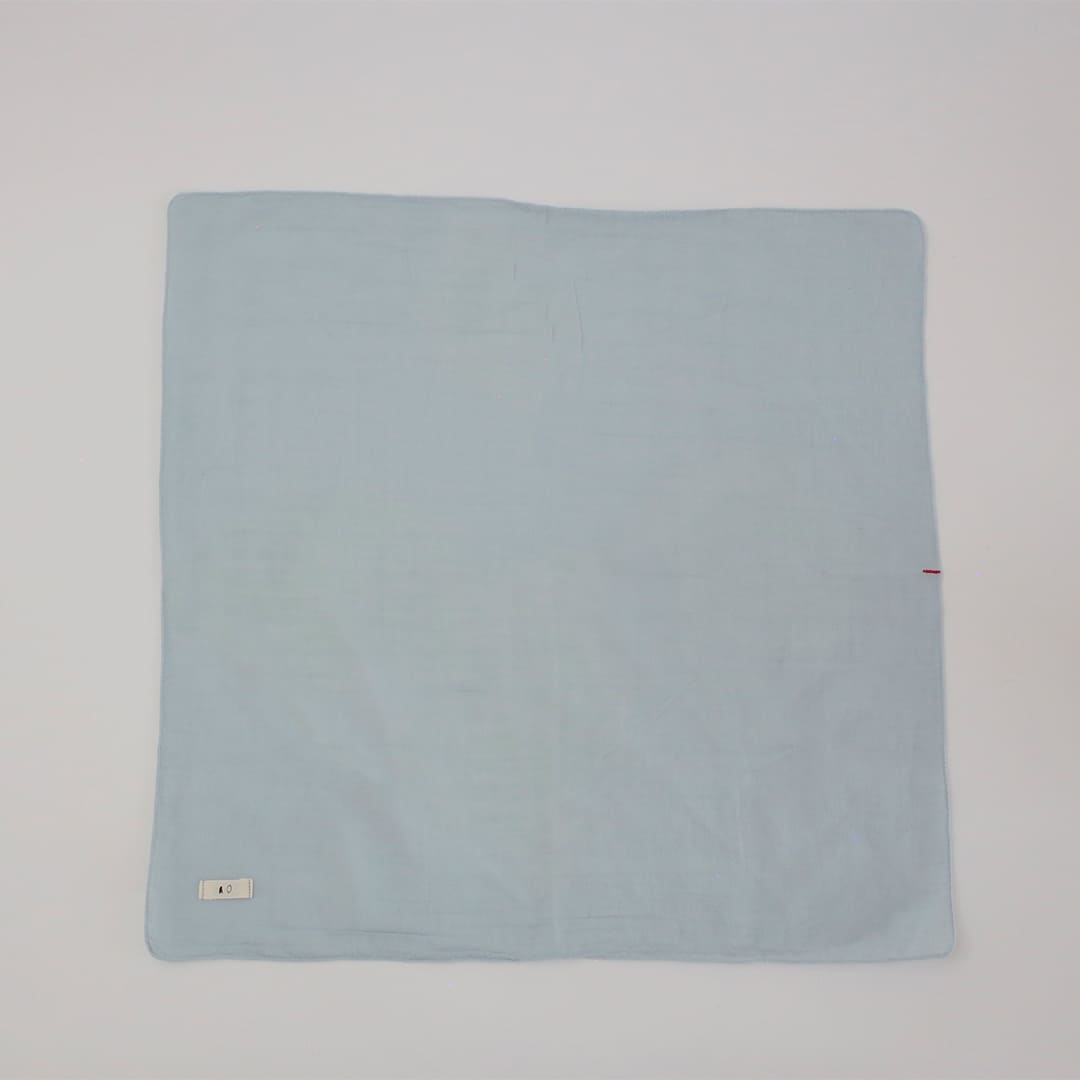 カラーハンカチ （ao）