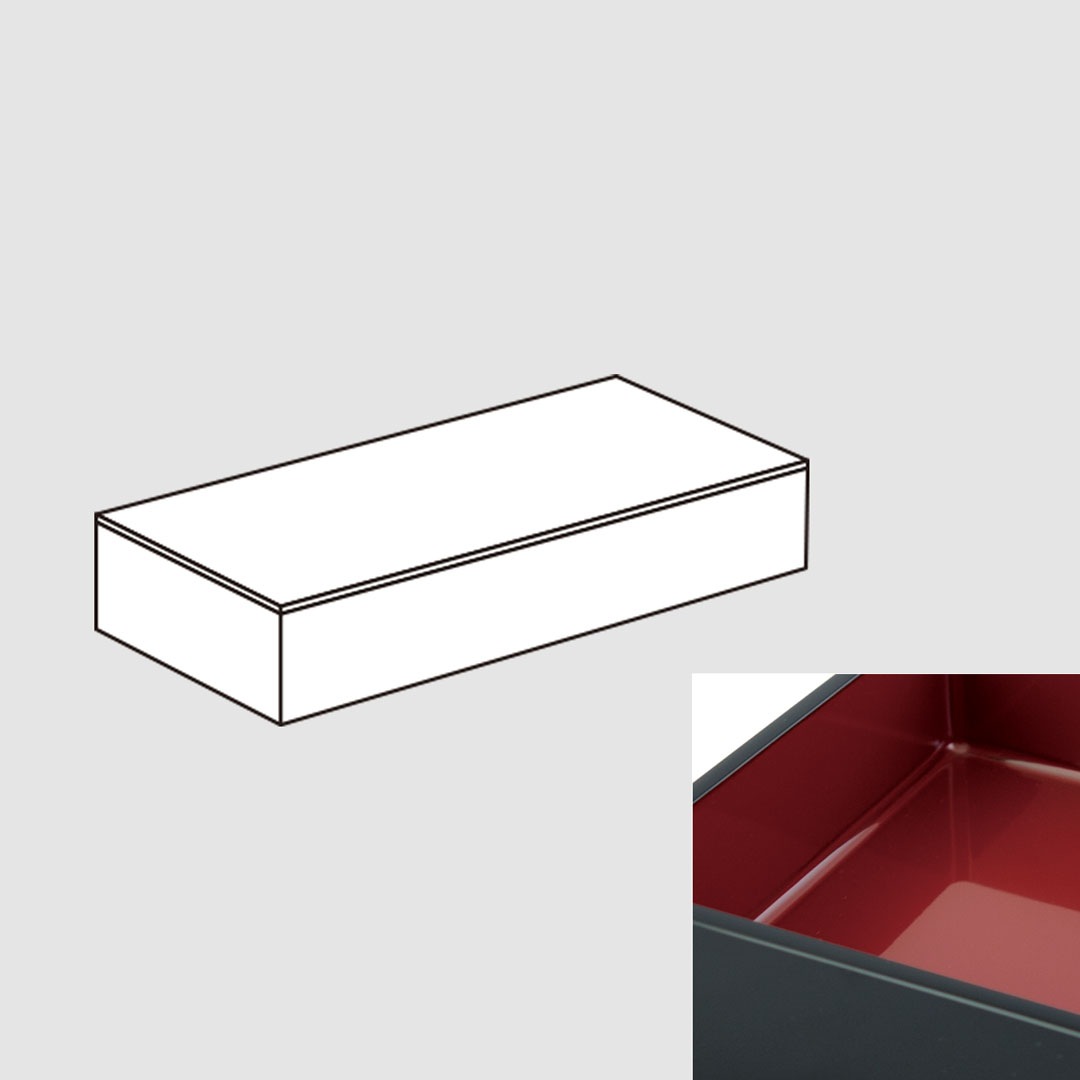 漆の重ね箱　長方　大 （輪島キリモト）