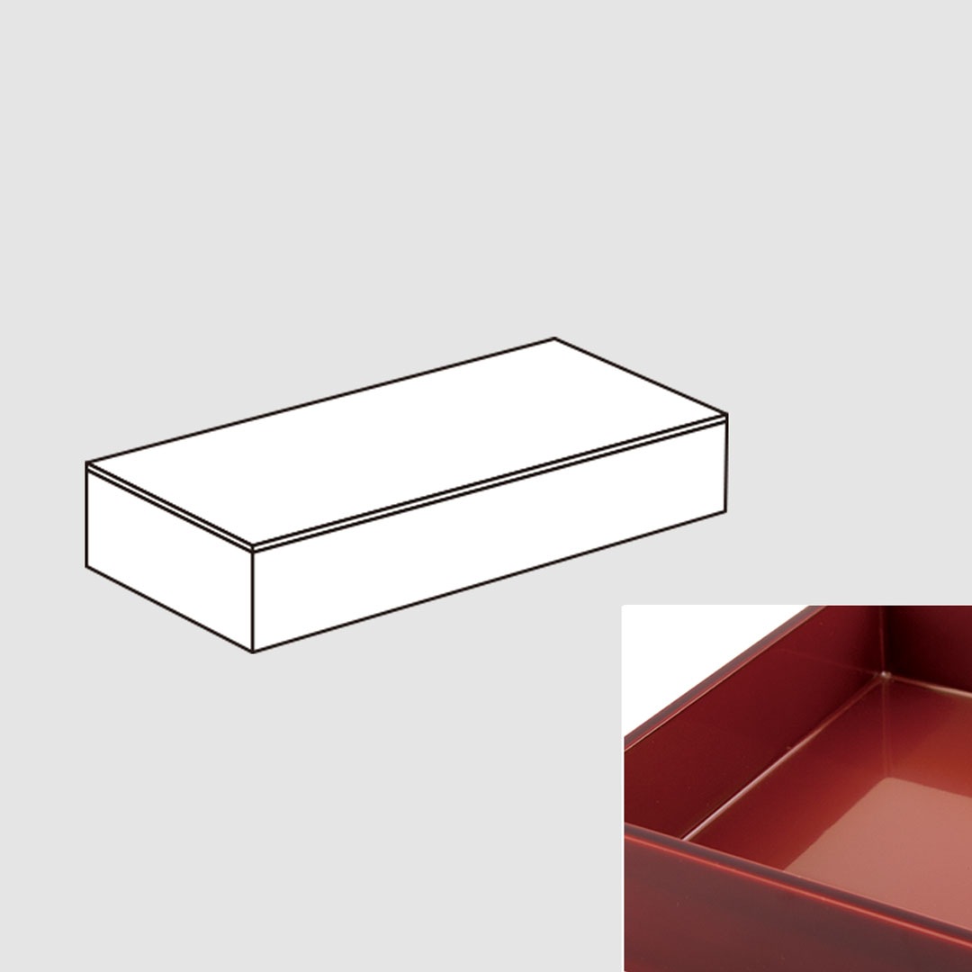 漆の重ね箱　長方　大 （輪島キリモト）