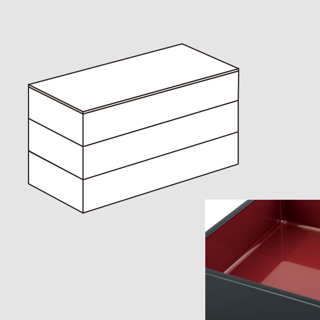 漆の重ね箱 長方 大 （輪島キリモト） | すべての商品 | cotogoto