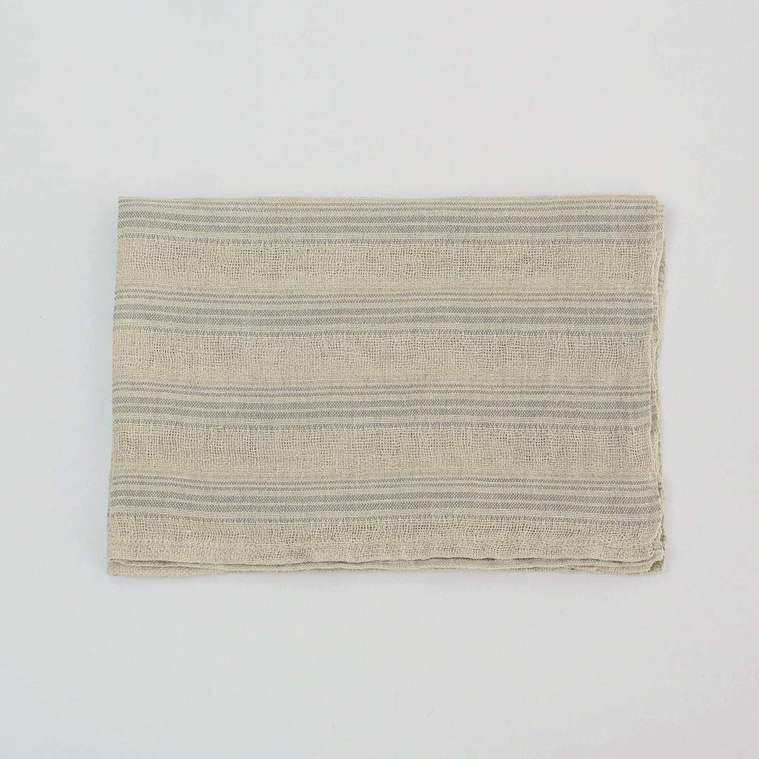 ohanahina381025様一枚 ハーフサイズキッチンタオル 郡内縞 （TENJIN-FACTORY／テンジン