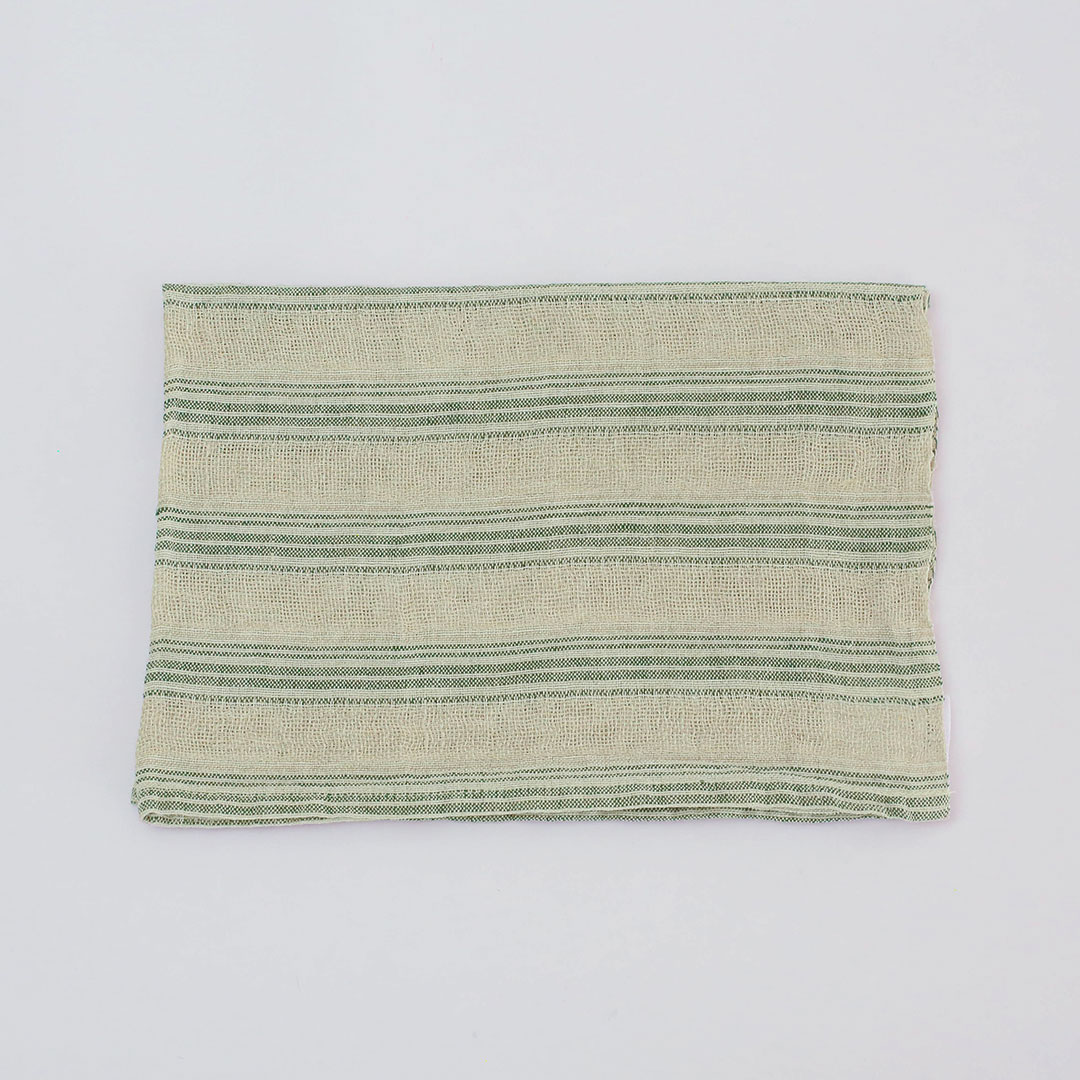 ハーフサイズキッチンタオル 郡内縞 （TENJIN-FACTORY／テンジン
