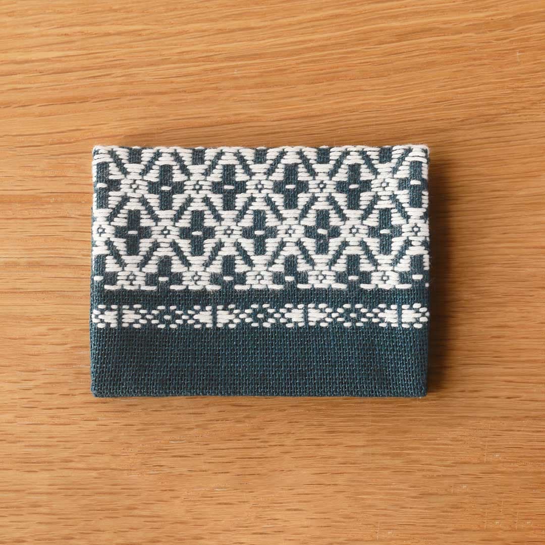 こぎん二つ折り名刺入れ （弘前こぎん研究所） | 財布・小物入れ