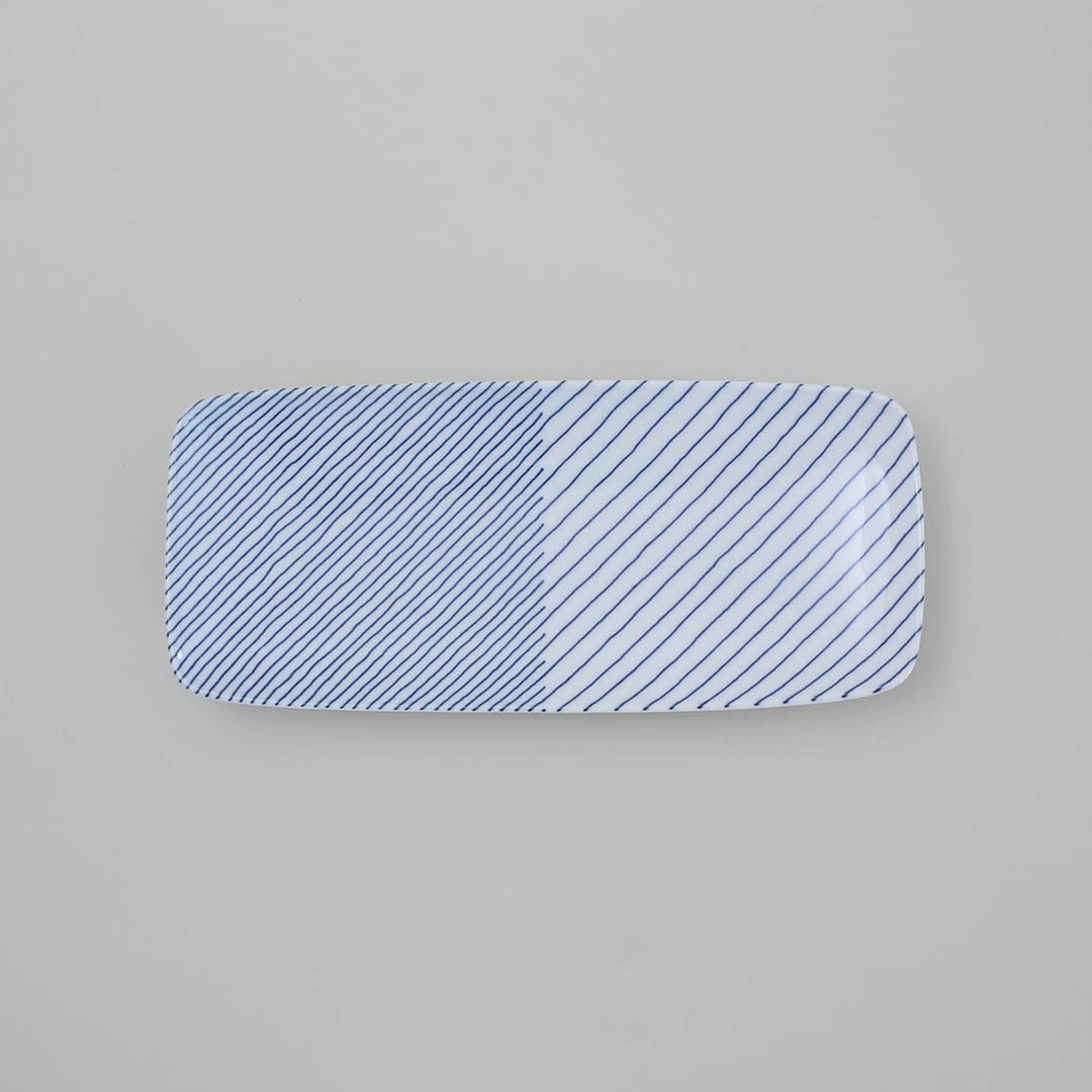 重ね縞 （白山陶器）