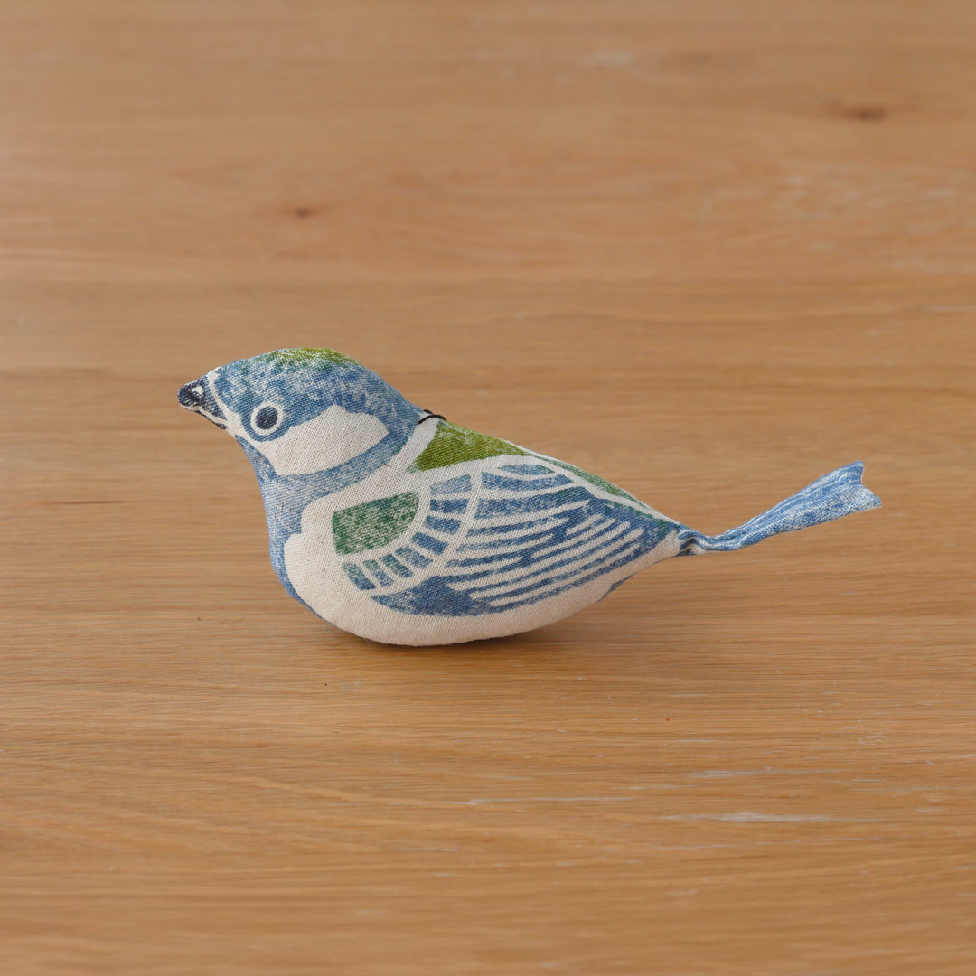 木版手染ぬいぐるみ　野鳥 （真工藝）