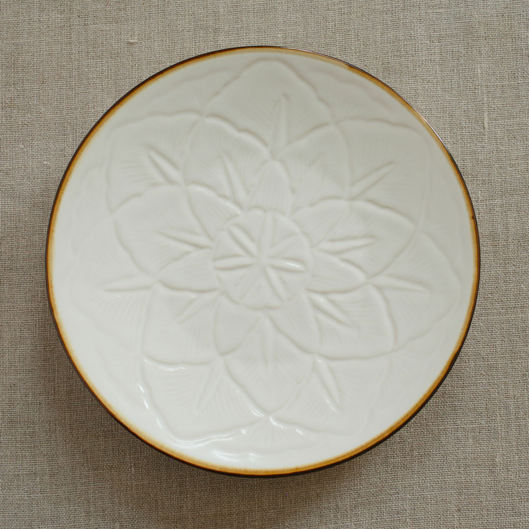 花彫皿 （JICON　磁今）
