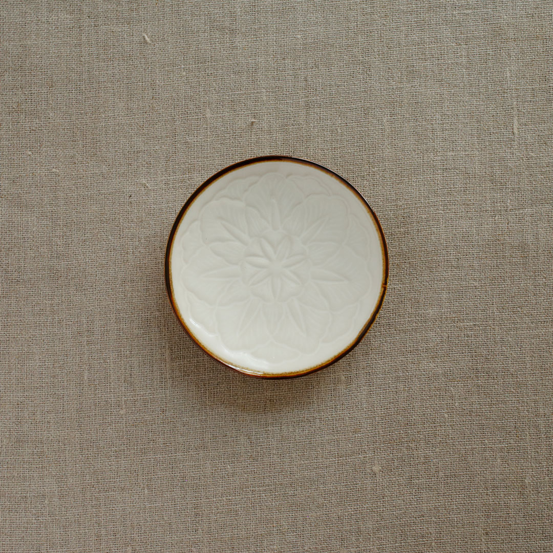花彫皿 （JICON　磁今）