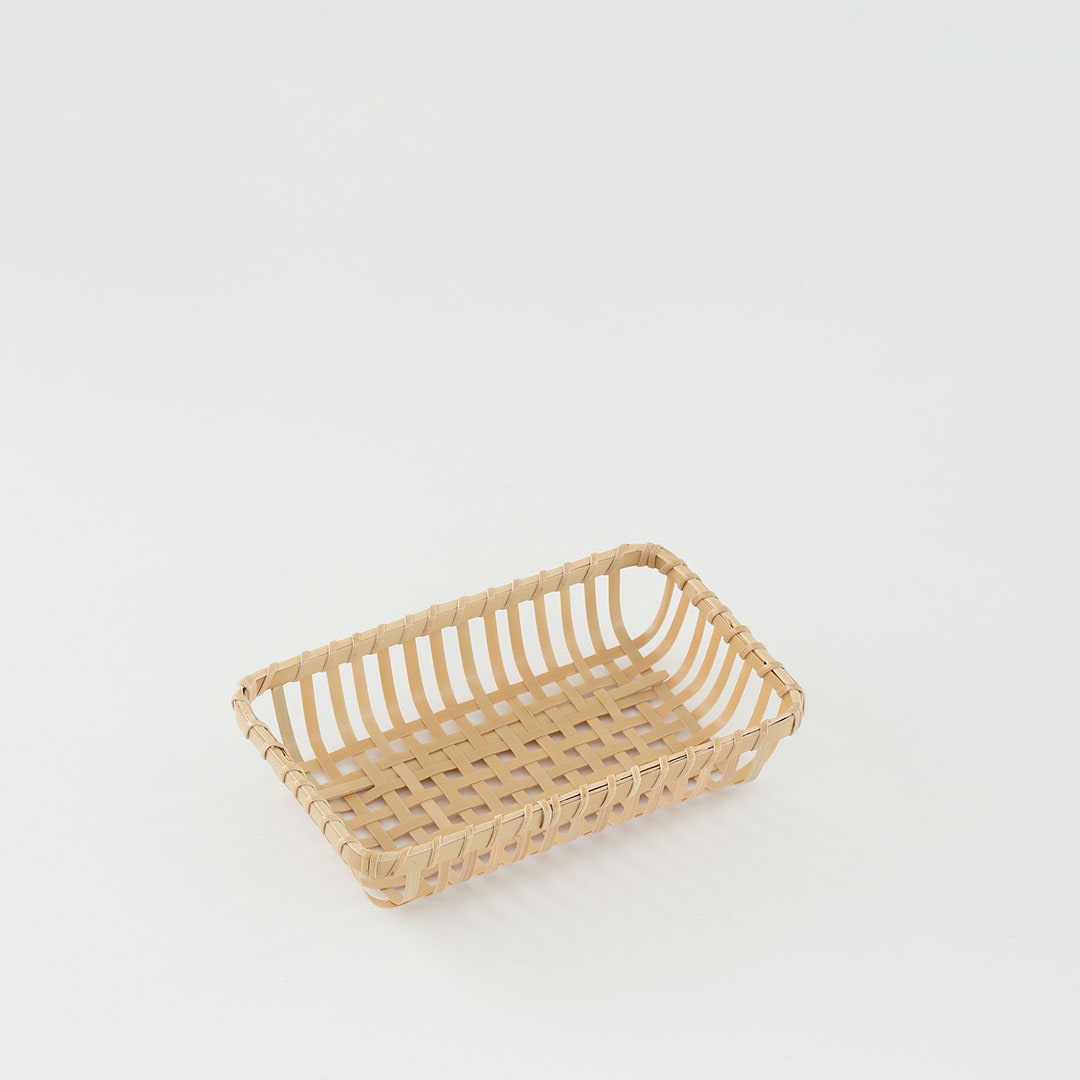 白竹　四つ目皿