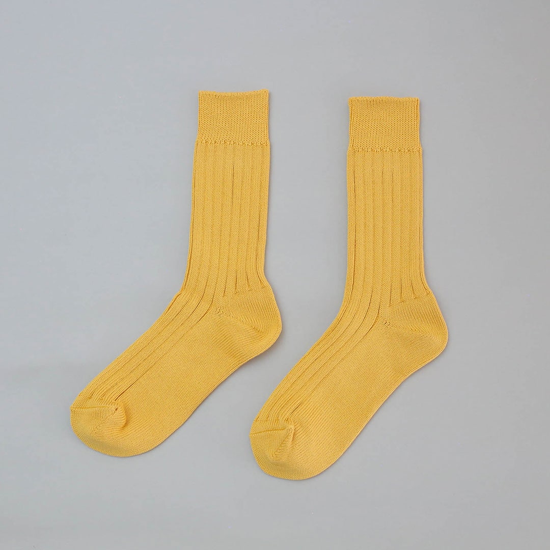 エジプトコットンリブソックス （西口靴下）