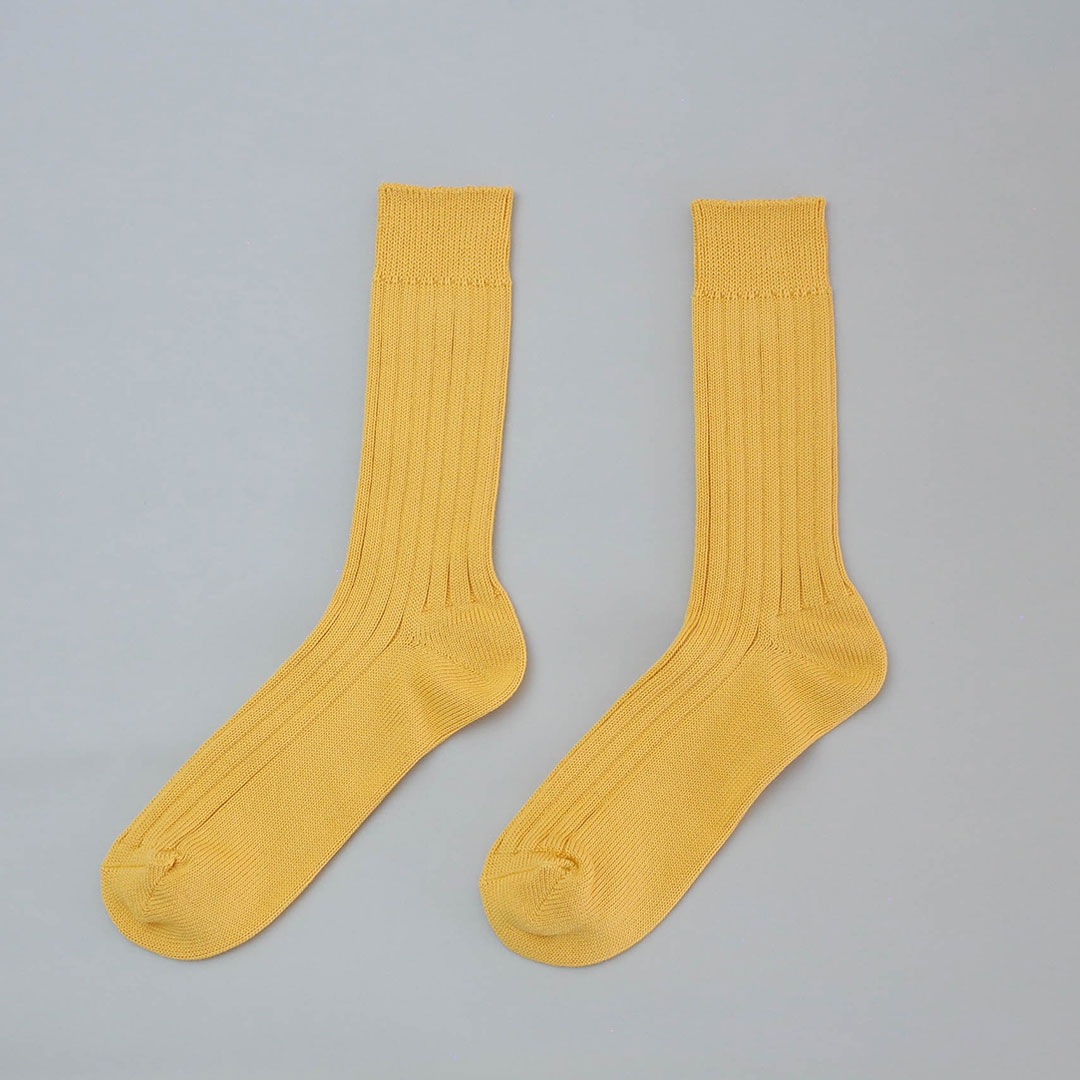 エジプトコットンリブソックス （西口靴下）