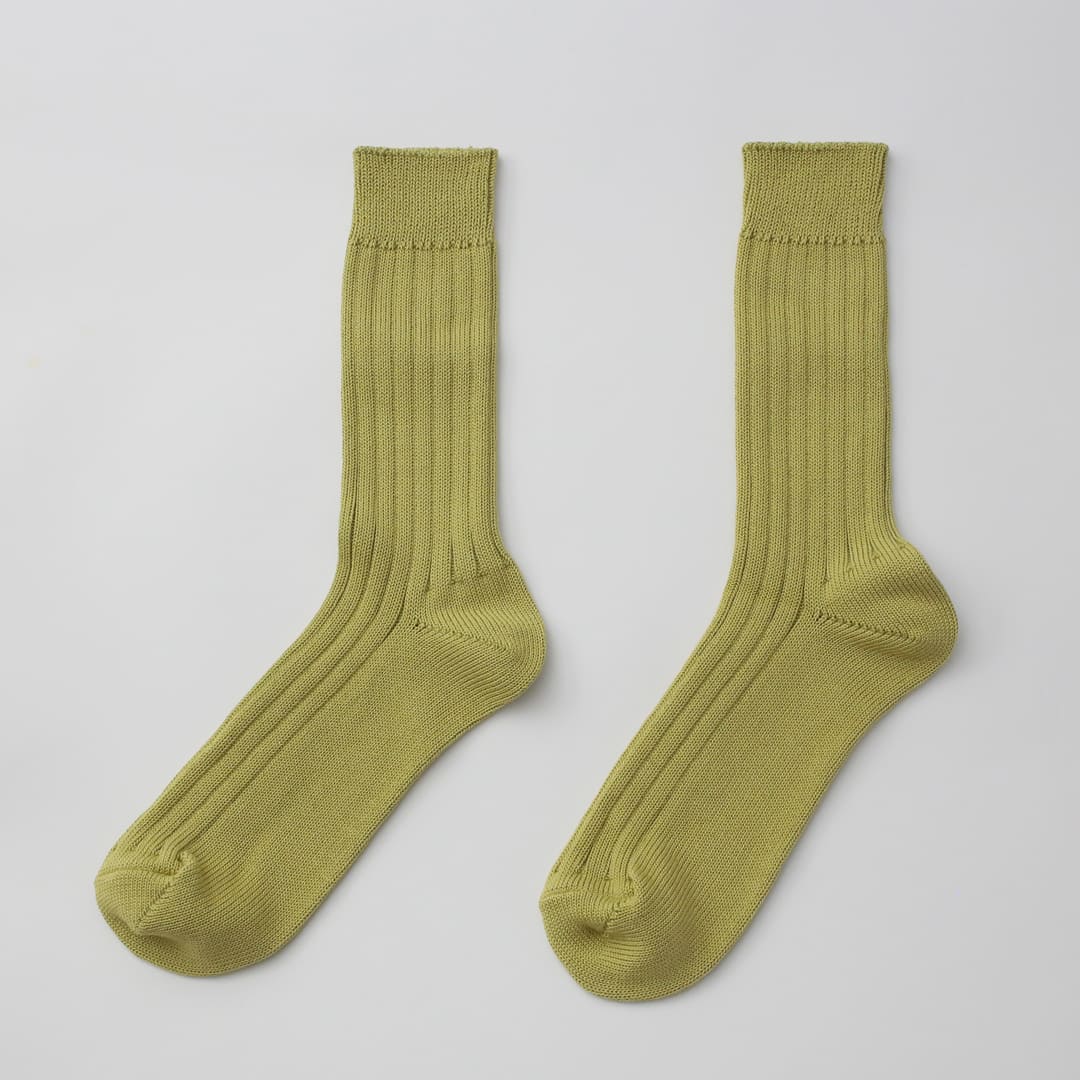 エジプトコットンリブソックス （西口靴下）