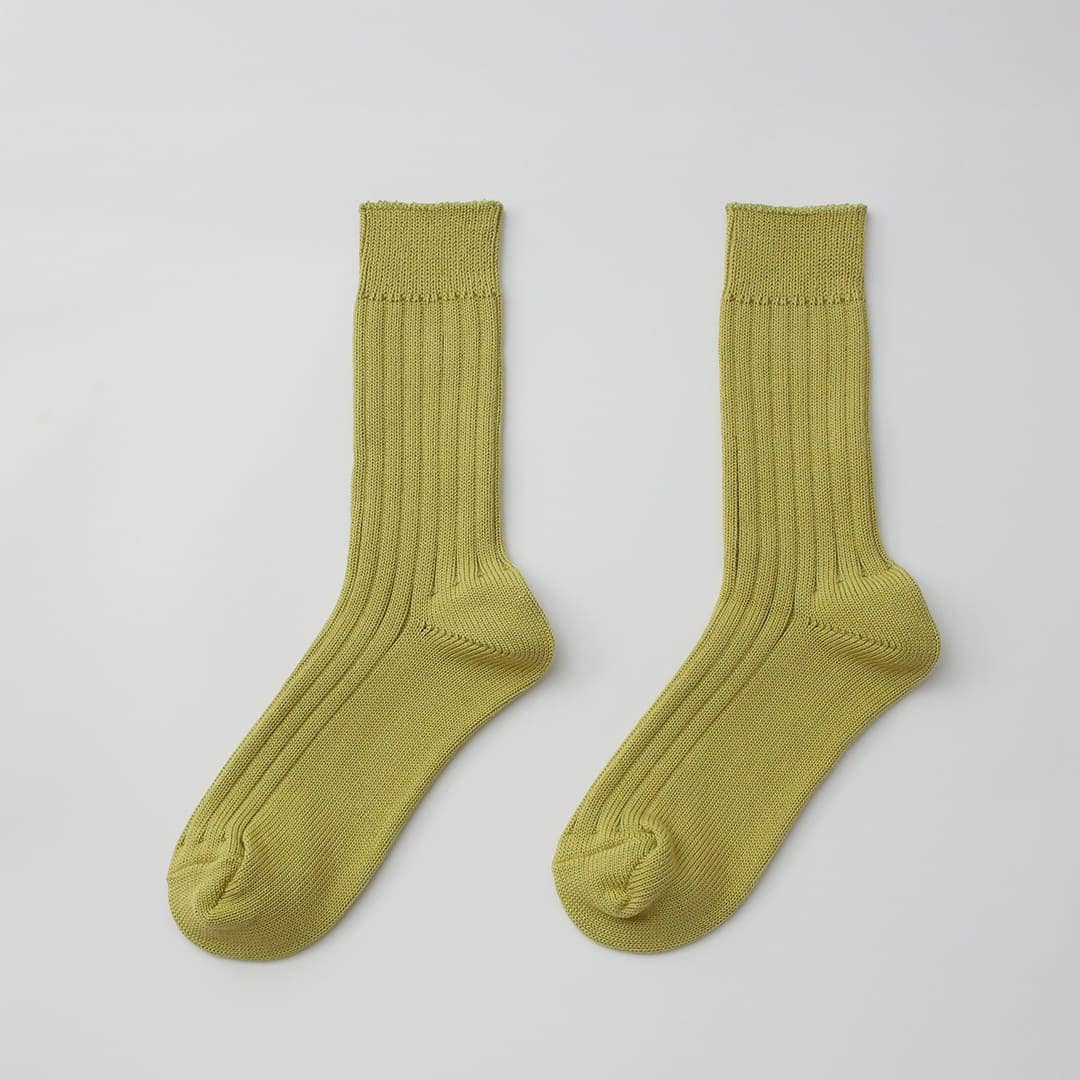 エジプトコットンリブソックス （西口靴下）