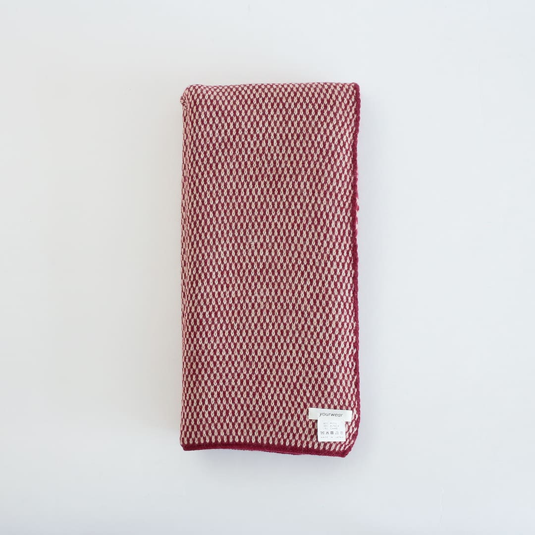 ウールジャガードストール （yourwear／ユアウェア）