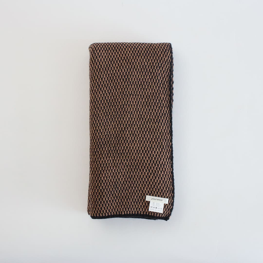 ウールジャガードストール （yourwear／ユアウェア）