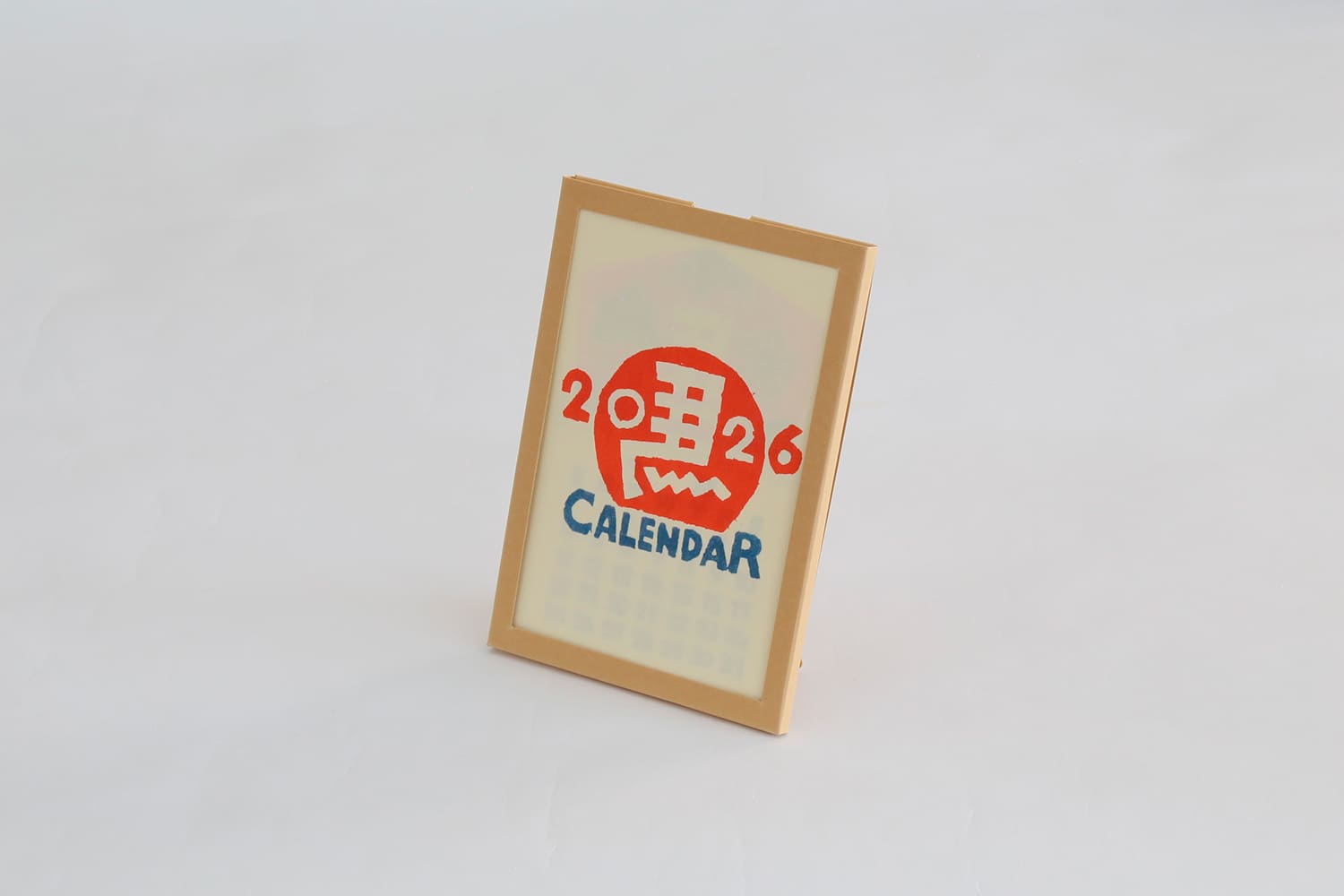 小田中耕一　型染カレンダー　卓上型・印刷版 （手仕事フォーラム）