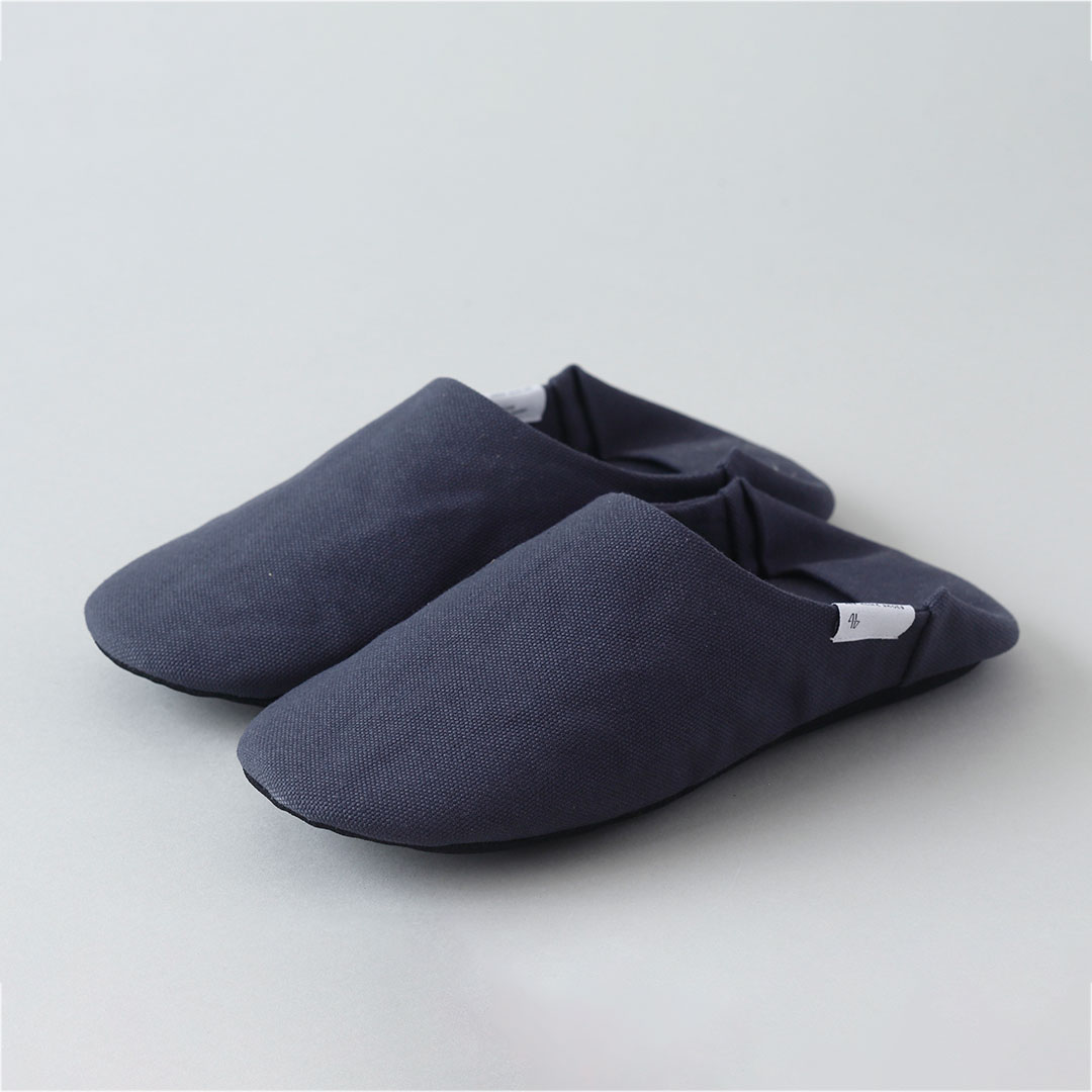 帆布バブーシュ　Medium（23-25cm） （ABE HOME SHOES）
