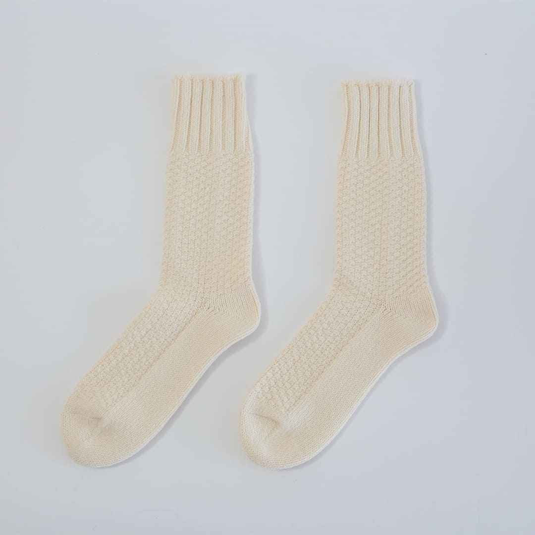 ウールコットンブーツソックス （西口靴下）