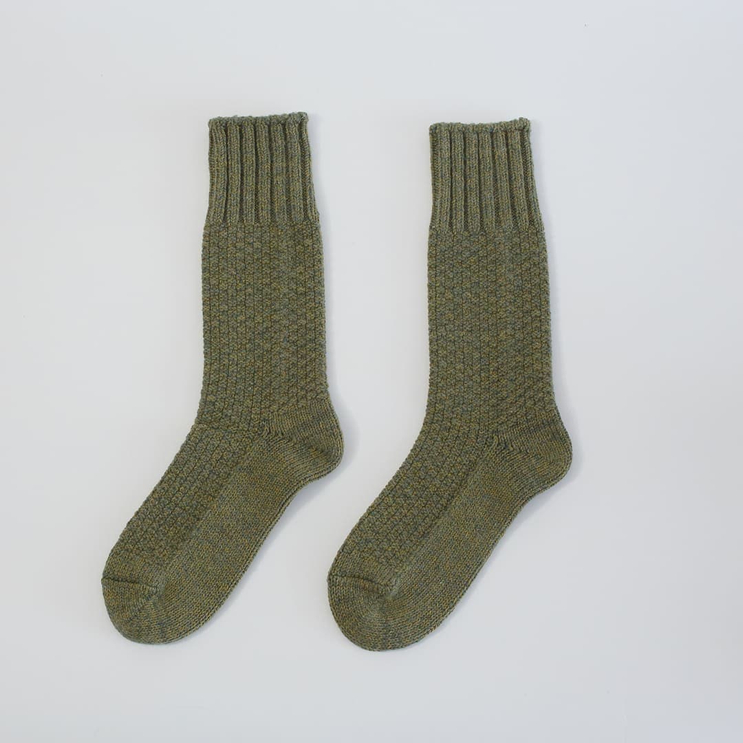 ウールコットンブーツソックス （西口靴下）